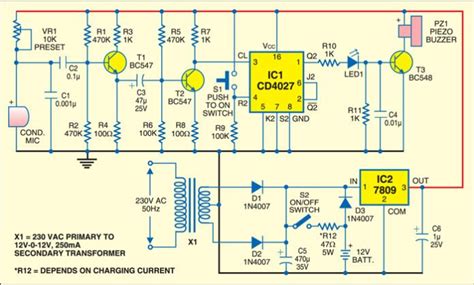 Anti Theft Alarm | Detailed Circuit Diagram Available