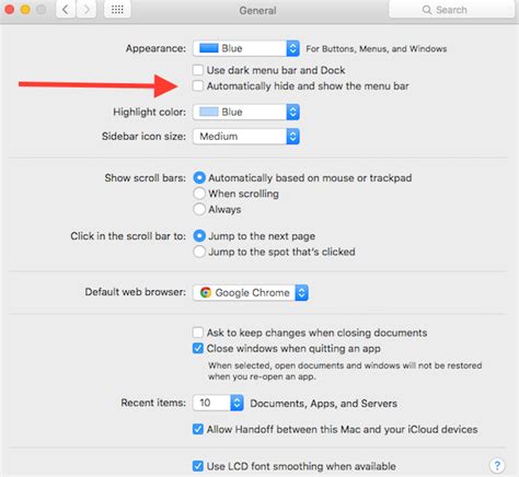 How to Automatically Hide the Menu Bar in OS X