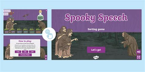 Spooky Speech Sorting Game - Twinkl