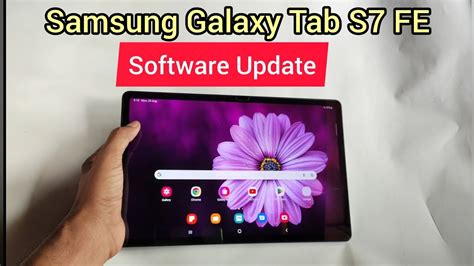 Samsung Galaxy Tab S7 FE new update - YouTube