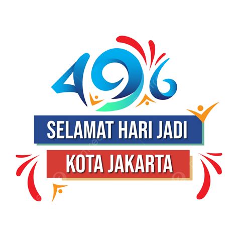 Hut 496 Jakarta Official Logo 2023 Vector, Logo 496 Jakarta, Jakartas 496th Anniversary Official ...