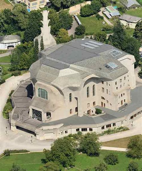 rudolf steiner's goetheanum is an anthroposophical expressionist concrete architecture ...