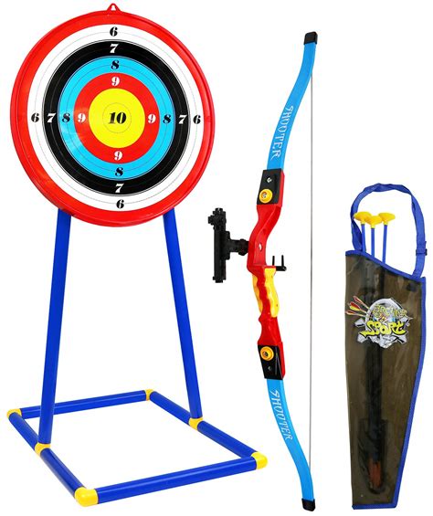 Kiddie Play Bow and Arrow for Kids Toy Archery Set with Target and ...