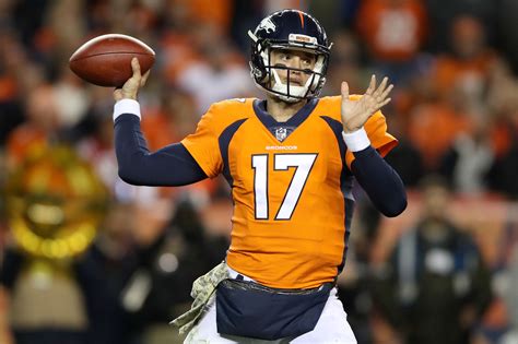 Brock Osweiler getting the start week 11 against the Bengals