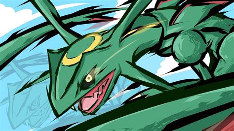 Rayquaza Pokémon 4K Ultra HD Wallpaper by ishmam