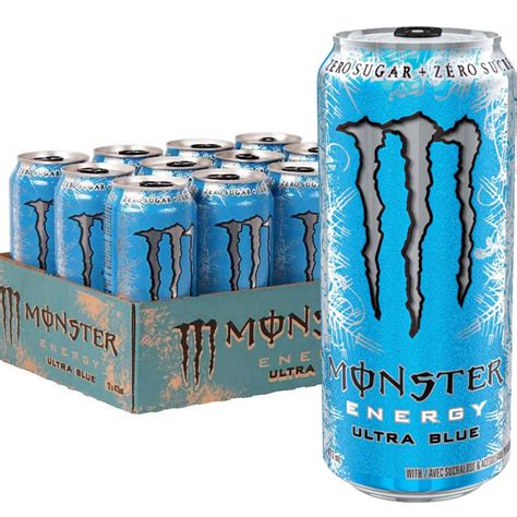 Buy Monster Energy Ultra Blue Drink Caffeine Energy Drink | Lowest ...