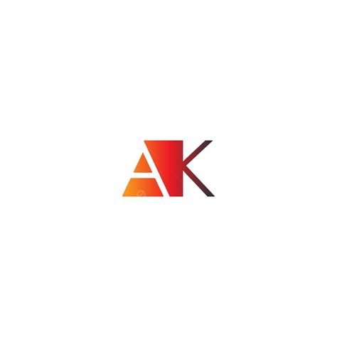 Letter Ak Logo Combination Color Alphabet Company Vector, Color, Alphabet, Company PNG and ...