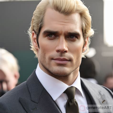 Captivating Artwork: Henry Cavill With Blonde Hair | GenerateArt