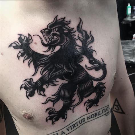 Share more than 64 rampant lion tattoo best - in.cdgdbentre