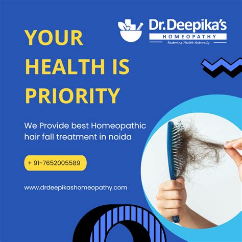 Homeopathic Hair Fall Treatment In Noida - Dr. Deepika's Homeopathy