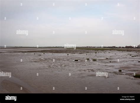 Southport Beach during low tide. Sunny weather Stock Photo - Alamy