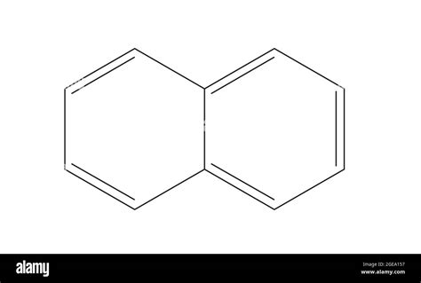 Chemical Structure of Naphthalene, Anatomy Of Naphthalene, Molecular structure of Naphthalene ...