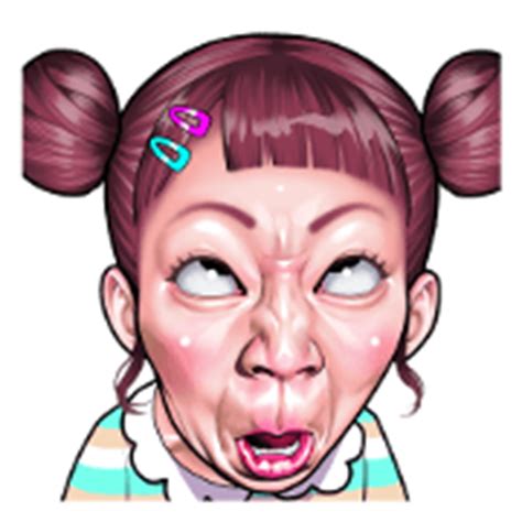 Funny Face Collection LINE WhatsApp Sticker GIF PNG