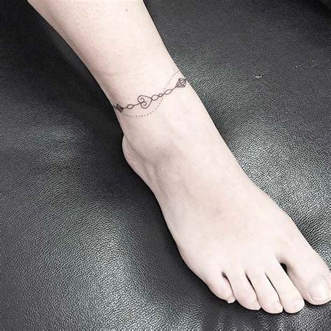 43 Pretty Ankle Tattoos Every Woman Would Want - StayGlam | Ankle ...