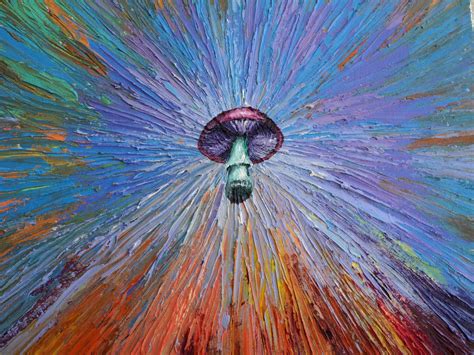 Car Art: Magic Mushroom - Oil on canvas 30x40 cm