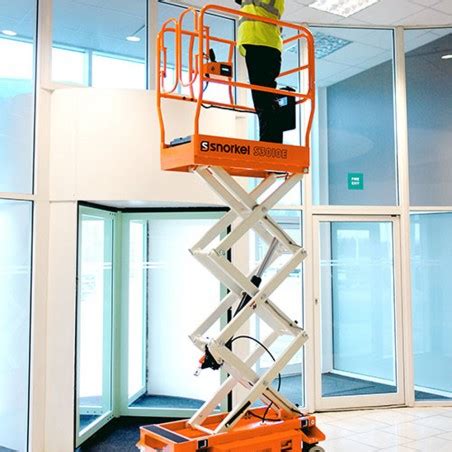 3 metre platform mini electric scissor lift | Purple Hire Solutions