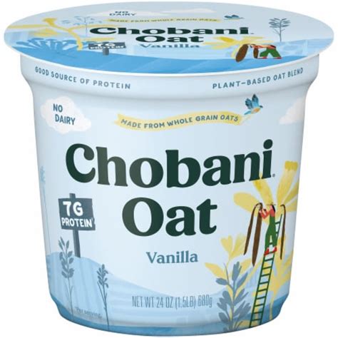 Chobani® Oat Blend Vanilla Yogurt, 24 oz - Kroger