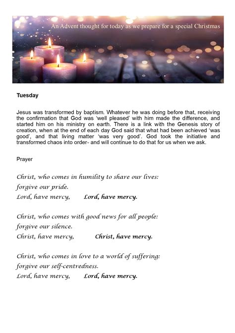 ADVENT REFLECTIONS- WEEK 3 « NESS GROUP OF CHURCHES