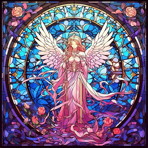 stained glass window | Angeli e demoni, Bellissimi sfondi, Angeli