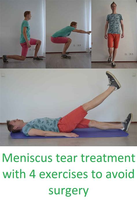 Meniscus tear cause, symptoms, and treatment with exercises