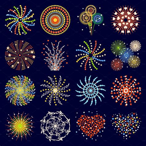 Festive patterned firework vector | Fireworks art, Mandala rock art, Mandala art lesson