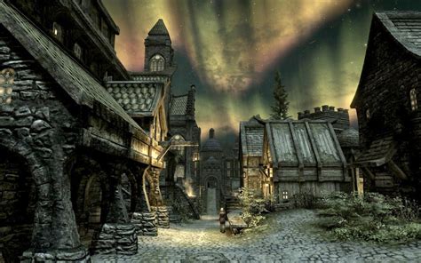 Skyrim Screenshots- Solitude at Night by vincent-is-mine on DeviantArt