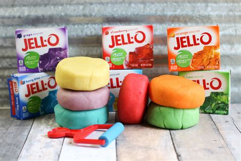 Homemade Jello Playdough Recipe - 24hourfamily.com