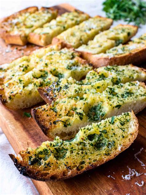 Homemade Ciabatta Garlic Bread - Marcellina In Cucina