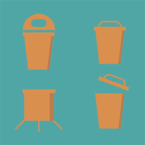 garbage or trash vector elements design 13477443 Vector Art at Vecteezy