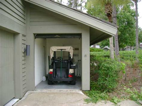 Golf cart garage with shed roof | Gardening | Pinterest | Sheds, The o ...