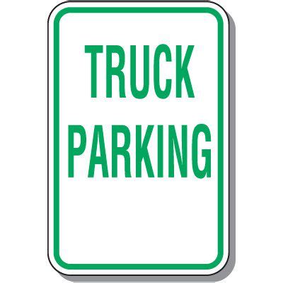 Truck Parking Sign | Emedco