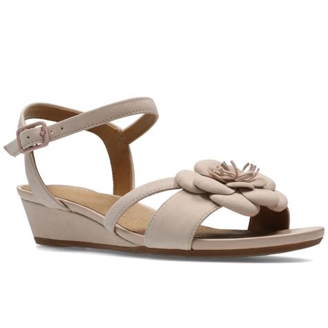 Clarks Parram Stella Womens Pretty Wide Fit Wedge Sandals - Women from Charles Clinkard UK