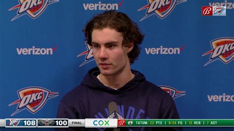 Josh Giddey Postgame Interview 11/10/21 - YouTube