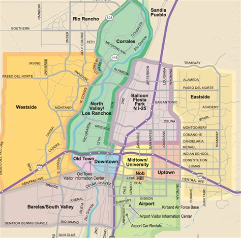 Bernco Bernie's Fun Map - Printable Map Of Albuquerque | Free Printable Maps