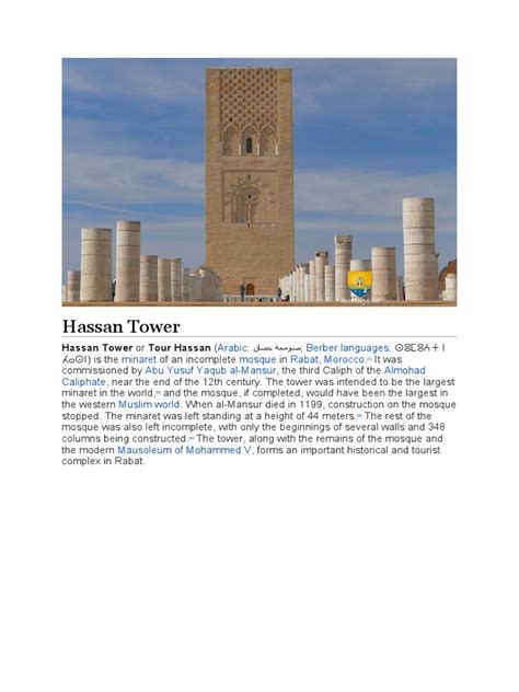 Hassan Tower | PDF