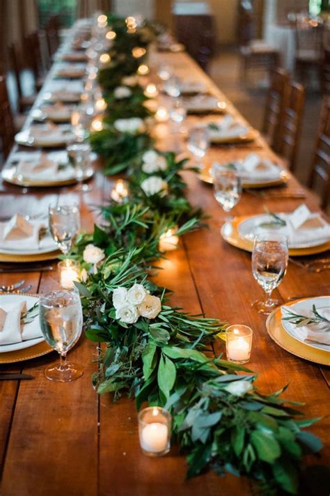 16 Trendy Greenery Wedding Centerpieces with Candles – ChicWedd