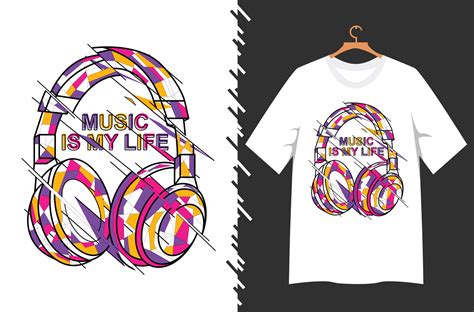 music illustration for t shirt design 12044505 Vector Art at Vecteezy