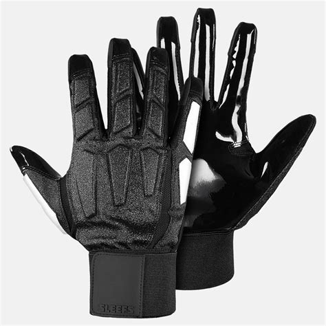 Basic Black Football Lineman Gloves – SLEEFS