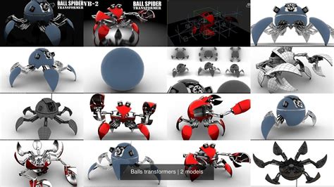 3D Model Collection Balls transformers VR / AR / low-poly | CGTrader