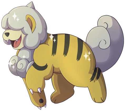 Shiny Hisuian Growlithe by PainHh on DeviantArt