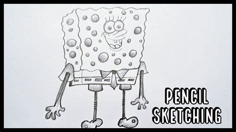 How to Draw Spongebob Squarepants - Step by Step Video || Pencil Art ...