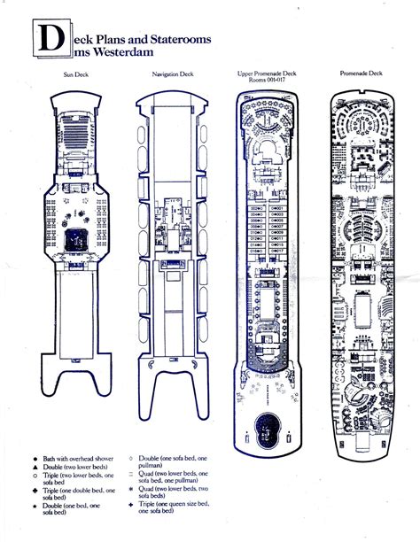 M.S. Westerdam Deck Plans And Staterooms - Other