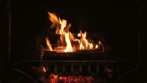 Crackling Fireplace. Burning Fireplace & Crackling Fire Sounds. ASMR ...