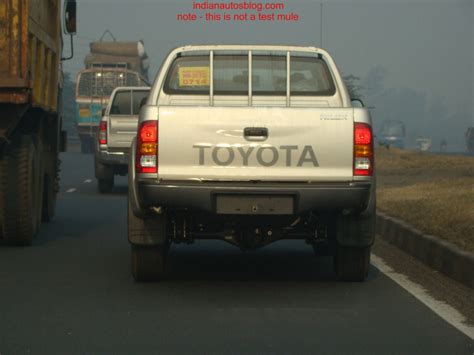 Spotted - Toyota Hilux in India