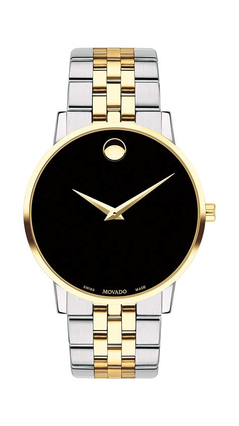 Movado Museum Classic Quartz Movement Black Dial Men's Watch 0607200 ...