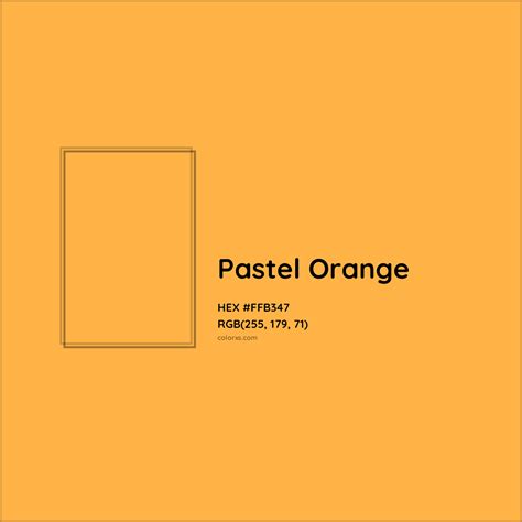 About Pastel Orange - Color codes, similar colors and paints - colorxs.com