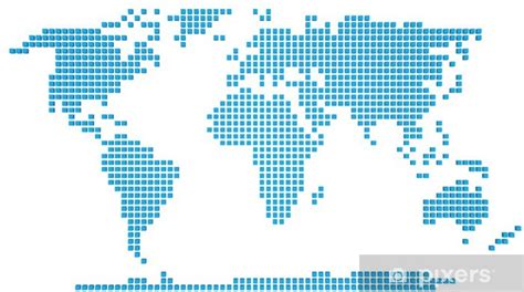 Wall Mural World map - PIXERS.UK