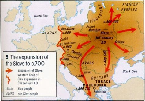 The Expansion of Slavs to c. 700 | Historical maps, Ancient world history, Historical geography