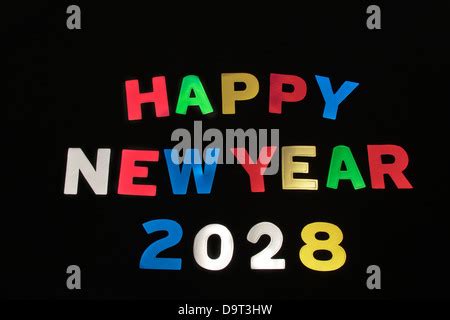 HAPPY NEW YEAR 2028 Stock Photo - Alamy