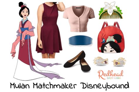 Mulan Disneybound Looks - Redhead Baby Mama | Atlanta Blogger